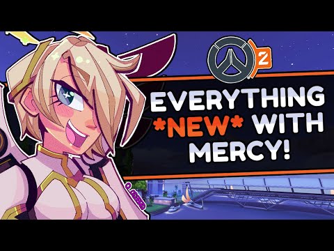 Everything *NEW* With MERCY In OVERWATCH 2 - Kit, Cosmetics & Scoreboard Changes!