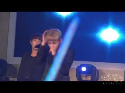 [FANCAM] BEAST (비스트) - Junhyung #2 [31st Natl Disabled Sports Fest Closing Ceremony 111021]