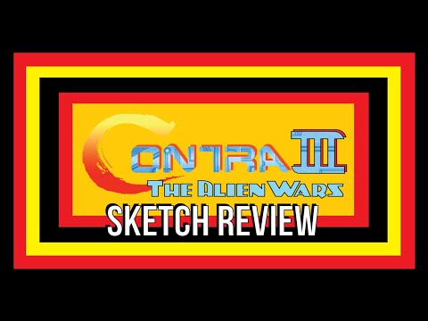 Contra III: The Alien Wars (SNES) | Sketch Review