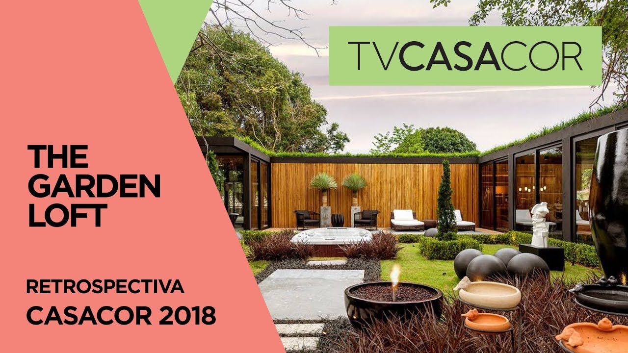 Casa feita em módulos, fácil de construir, com telhado verde, em CASACOR SC