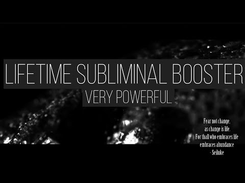 Lifetime Subliminal Booster | Get The Results Of 100 Years (lifetime) In 1 Listen