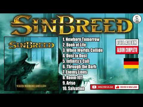 💀 SINBREED  - WHEN WORLDS COLLIDE  ( Full Album )  (HQ)