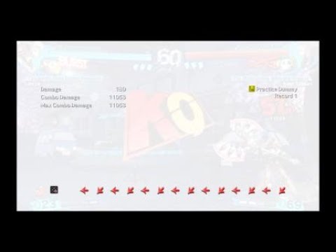 P4U2 2.5 - Labrys round start 11k combo (OMB and Red Axe)