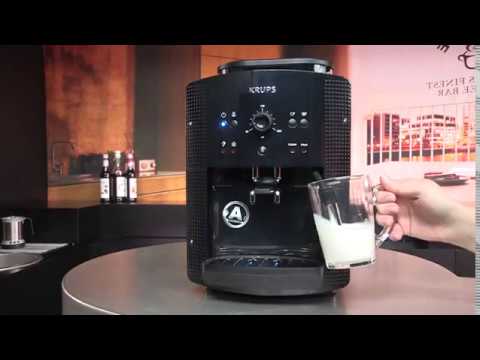 Krups Espresseria EA8108 Automatic Bean to Cup Coffee Machine, Black