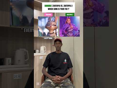 WHICH ZOOTOPIA SONG BY SHAKIRA IS YOUR FAV ? EVERYTHING VS. ZOO #shorts #zootopia #shakira  #trend