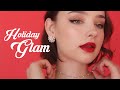 HOLIDAY GLAM ️ Golden Christmas Makeup Sissel