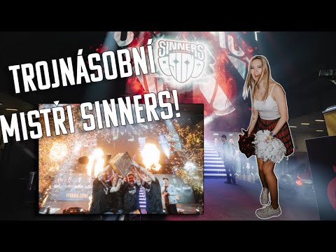 Trojnásobní mistři! SINNERS kompletují historický zlatý hattrick
