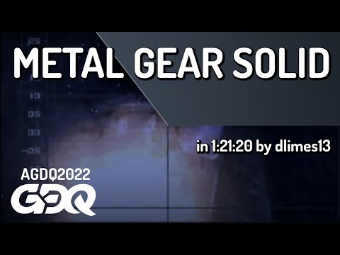 Metal Gear Solid by dlimes13 in 1:21:20 - AGDQ 2022 Online