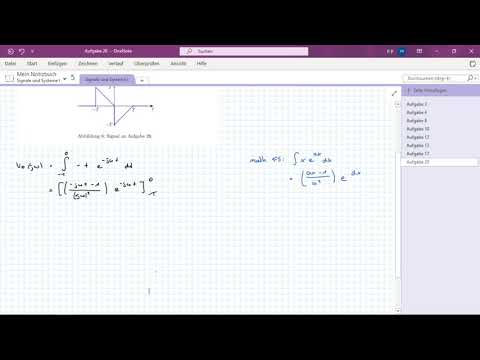 Übung "Signale und Systeme - Teil 1", Aufgabe 20