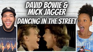 SO FUN! FIRST TIME HEARING David Bowie &amp; Mick Jagger - Dancing In The Street REACTION