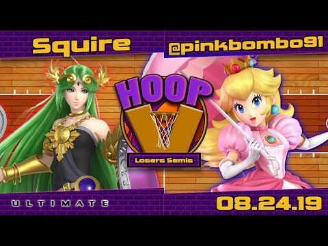 Squire (Palutena, PT) vs. @pinkbombo91 (Peach) - Losers Semis - Hoop V