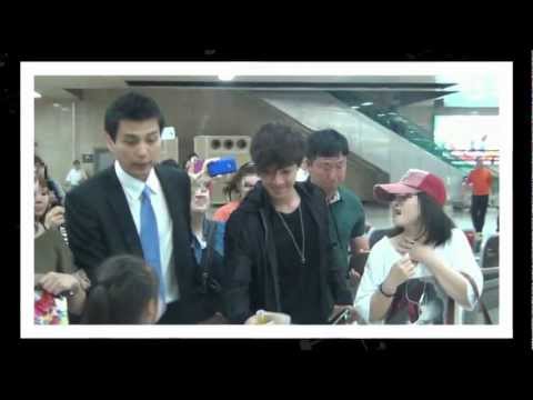 Kim Hyun Joong fancam @ Gimpo Airport    Arrival from HANEDA