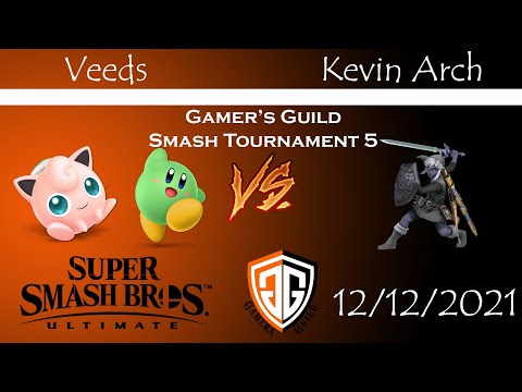 Gamer's Guild Smash Monthly 5 - Veeds (Kirby, Jigglypuff) vs Kevin Arch (Link)