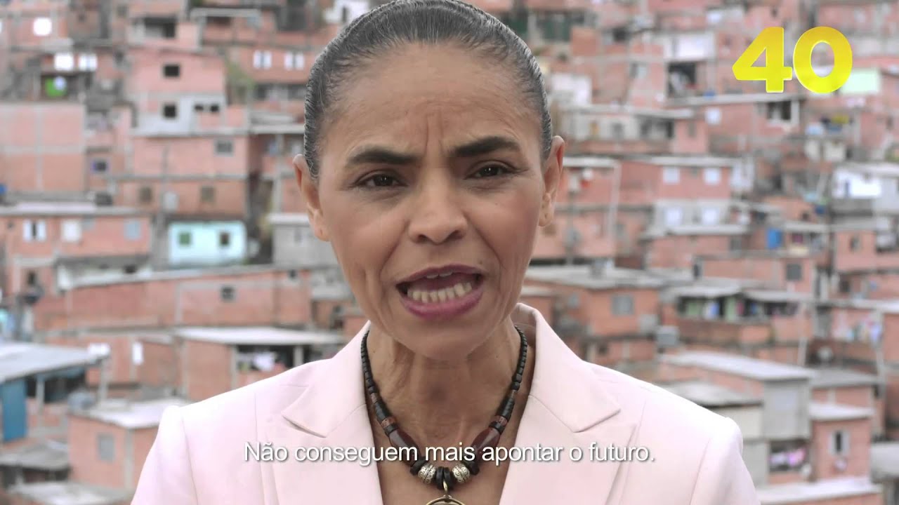 Último programa de TV do primeiro turno - noite - Marina Silva