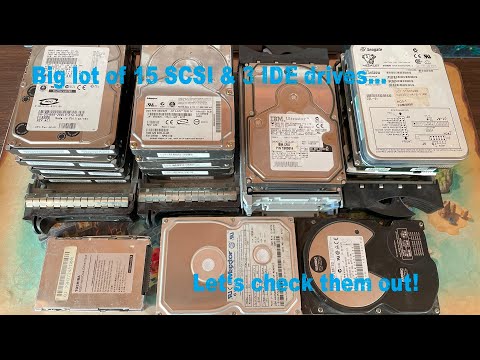 Checking out a large lot of SCSI drives, will they work?