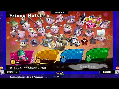 qwertz143 (Bell) vs Srishdev (Dedede) - Kirby Fighters India Tournament #4