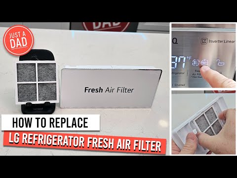 LG Refrigerator (LT120F) Fresh Air Filter How To Replace