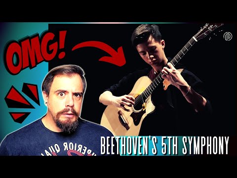 Beethoven's 5th Symphony on One Guitar - Marcin Patrzalek │ FIRST TIME HEARING!