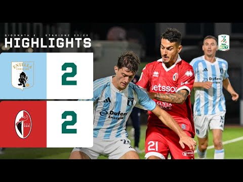 Virtus Entella-Bari 2-2 | Due prodezze dei liguri ma GYTKJÆR sul finale trova il pari | HL Serie BKT
