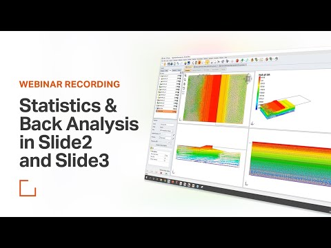 Rocscience Webinar - Statistics & Back Analysis in Slide2 and Slide3