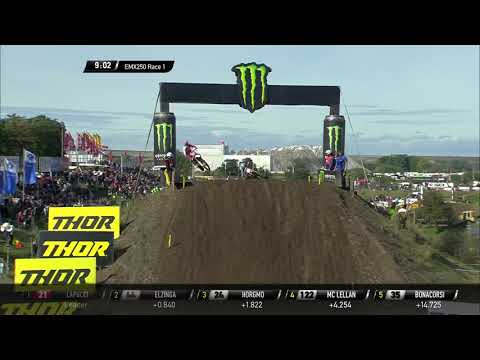 Lapucci vs Elzinga | EMX250 Race 1 | MXGP of Germany 2021 #Motocross