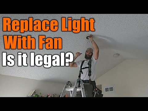 YouTube video about: Can a handyman install a ceiling fan in florida?