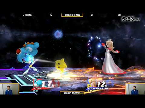 WBB #102 | GwJ (Rosa) vs SJ|Spirunk (Yoshi) - Winners Qtr Finals - Smash 4 Singles