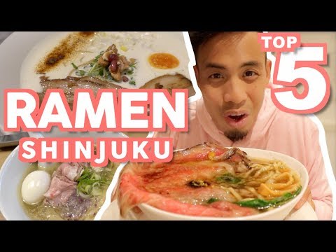 Tokyo Ramen Top 5 Must Eat at Shinjuku | Japanese Food Guide