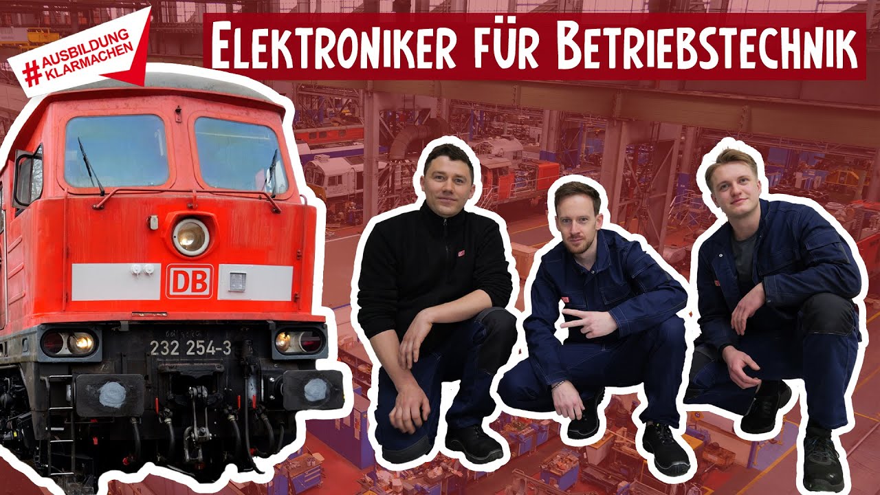 🚄Dieselloks und ICE4 Power | Ausbildung als Elektroniker/in für Betriebstechnik im Bahnwerk Cottbus