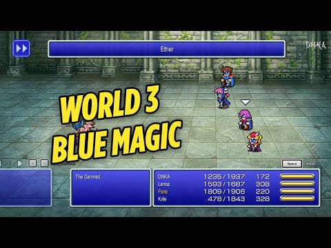 FFV - Late game Blue Magic Guide  - Pixel Remaster [4K]