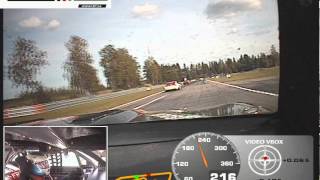 preview picture of video 'Onboard Alx Danielsson - Race 2 Karlskoga Camaro, Round 4 2013 V8 Thunder Cars'