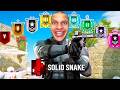 Solid Snake Vs EVERY Rank in Rainbow Six Siege