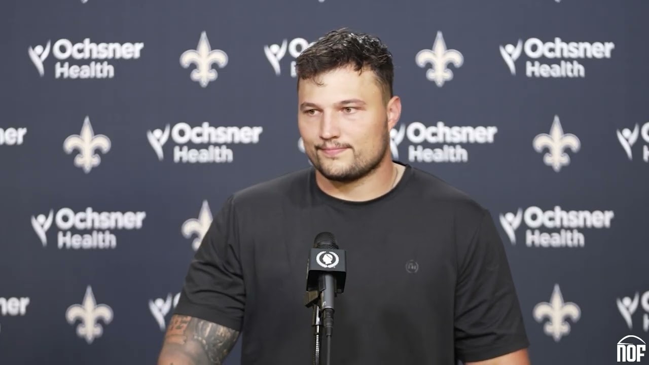 Saints OL Dillon Radunz on finding continuity in New Orleans, versatility, improving the run game