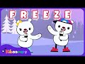 Christmas Freeze Dance The Kiboomers North Pole Freeze Song For Kids