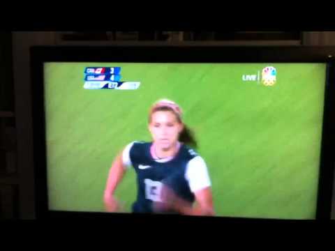 Alex Morgan Amazing last minute goal vs Canada in London 2012 Olympics