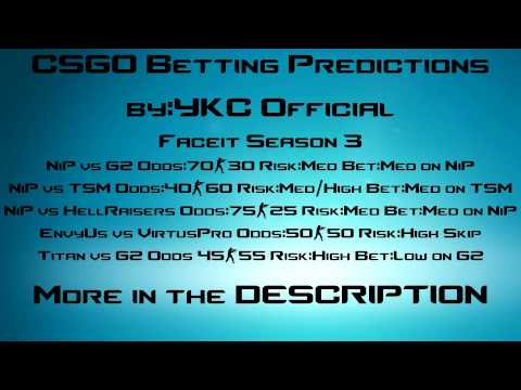 CS:GO Betting Predictions NiPvsG2,NiPvsTSM,EnvyUs vs VirtusPro ETC