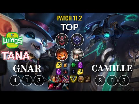 JAG TaNa Gnar vs Camille Top - KR Patch 11.2