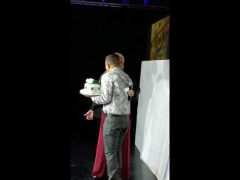 Rocío Banquells pastel de cumpleaños