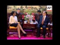 Rice meets Jiang Zemin