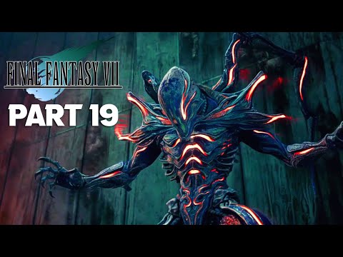 FINAL FANTASY 7 REMAKE Walkthrough Part 19 - SHINRA UNDERGROUND TEST SITE (PS4)