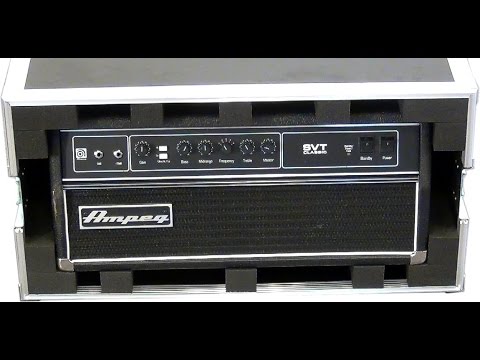 Capro Flight Case for Ampeg SVT-100 Classic, 2 lokk