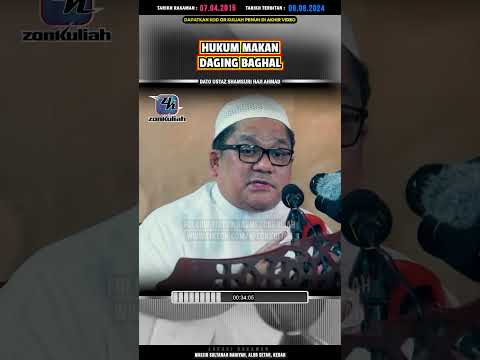 SHORTS : Hukum Makan Baghal - Ustaz Shamsuri Ahmad #kuliahagama #ustazshamsuri #lawak #zonkuliah