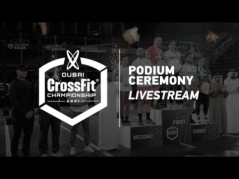 Podium Ceremony— 2021 Dubai CrossFit Championship
