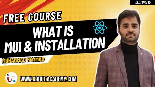 React Lecture 15 | Real-World Project Part 2 🚀 | Getting Started with MUI, Fonts & Icons Setup