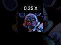 FNaF 5 Sister Location Funtime Foxy CN Jumpscare 0 25x 2x Speed