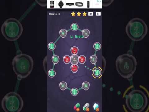 Cell Expansion Wars Stage 213 Walkthrough Krieg der Zellen ⭐⭐⭐