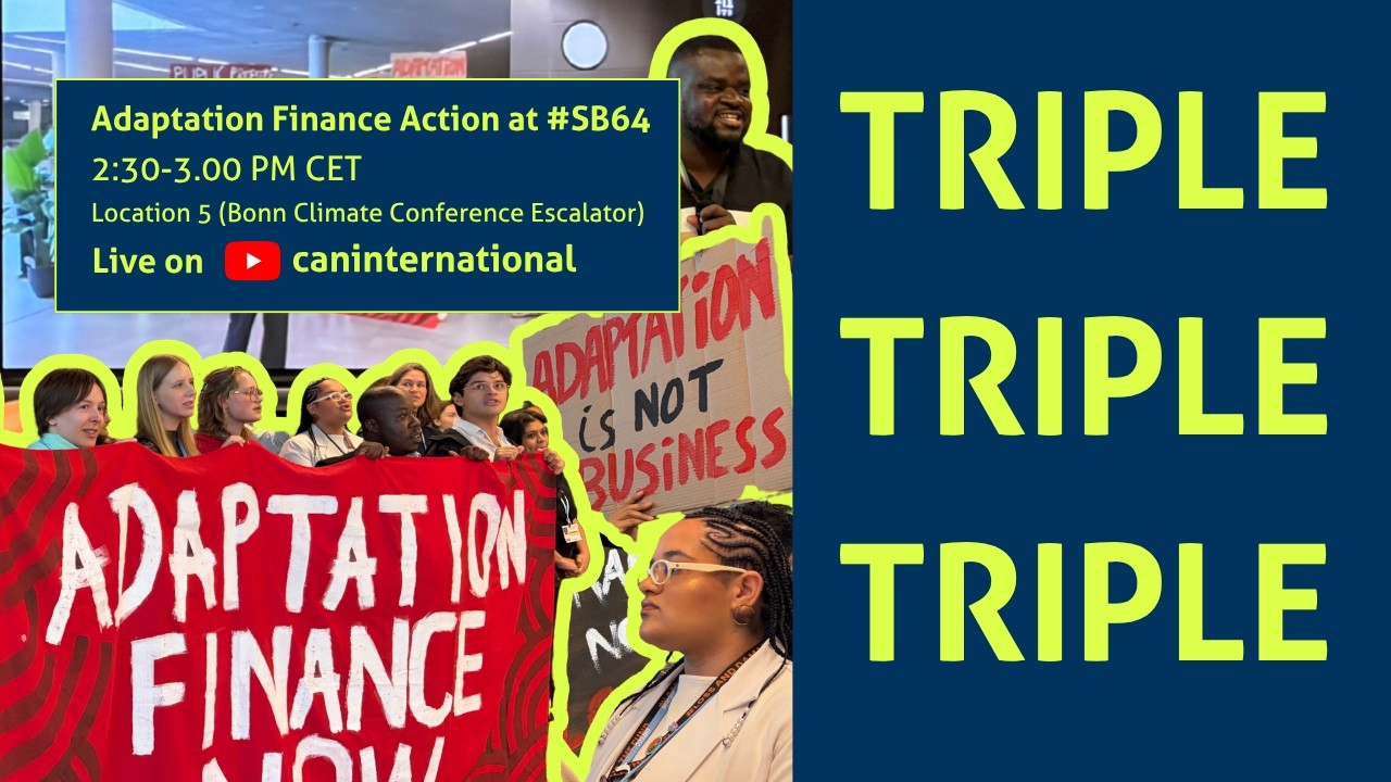 Triple! Triple! Triple! Adaptation Finance Action at #SB64