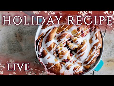 Let's Bake a Danish Pastry Wreath! | LIVE w/ Anna Olson