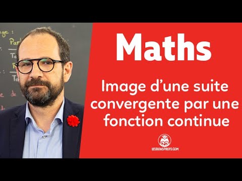 Image d'une suite convergente par une fonction continue