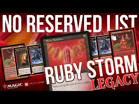 🔴 NO RESERVED LIST LEGACY 🔴 $750! Bonus Round Ruby Storm Combo — Mono-Red MTG | Magic: The Gathering